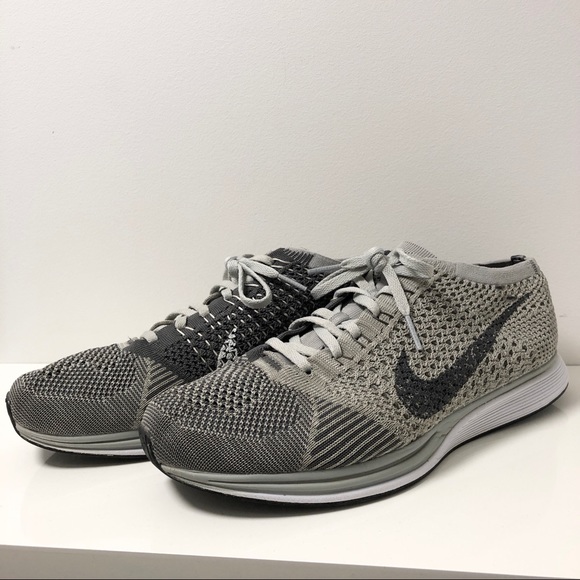 NIKE FLYKNIT RACER TWO-TONE GREY - Picture 3 of 11